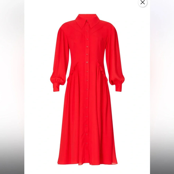 Saunders Collective Flowing Button Front Dress, RTR - Picture 5 of 13